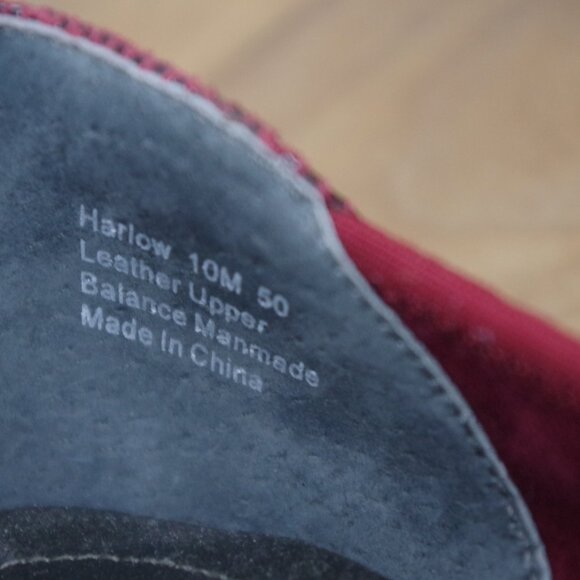 Ross Hommerson Red Leather Wedge Shoes Size 10M - Picture 2 of 8